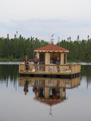 gazebo plan, diy gazebo plans, floating gazebo